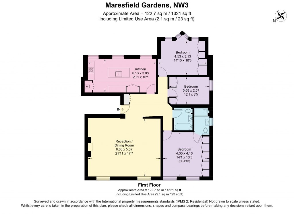 Floorplans For Maresfield Gardens, Hampstead, London