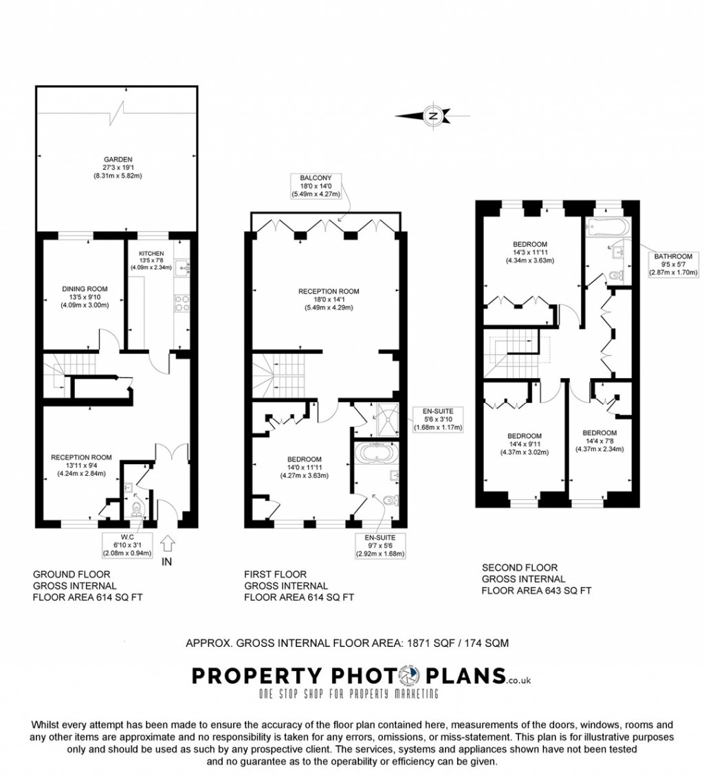 Floorplans For The Marlowes, St John's Wood