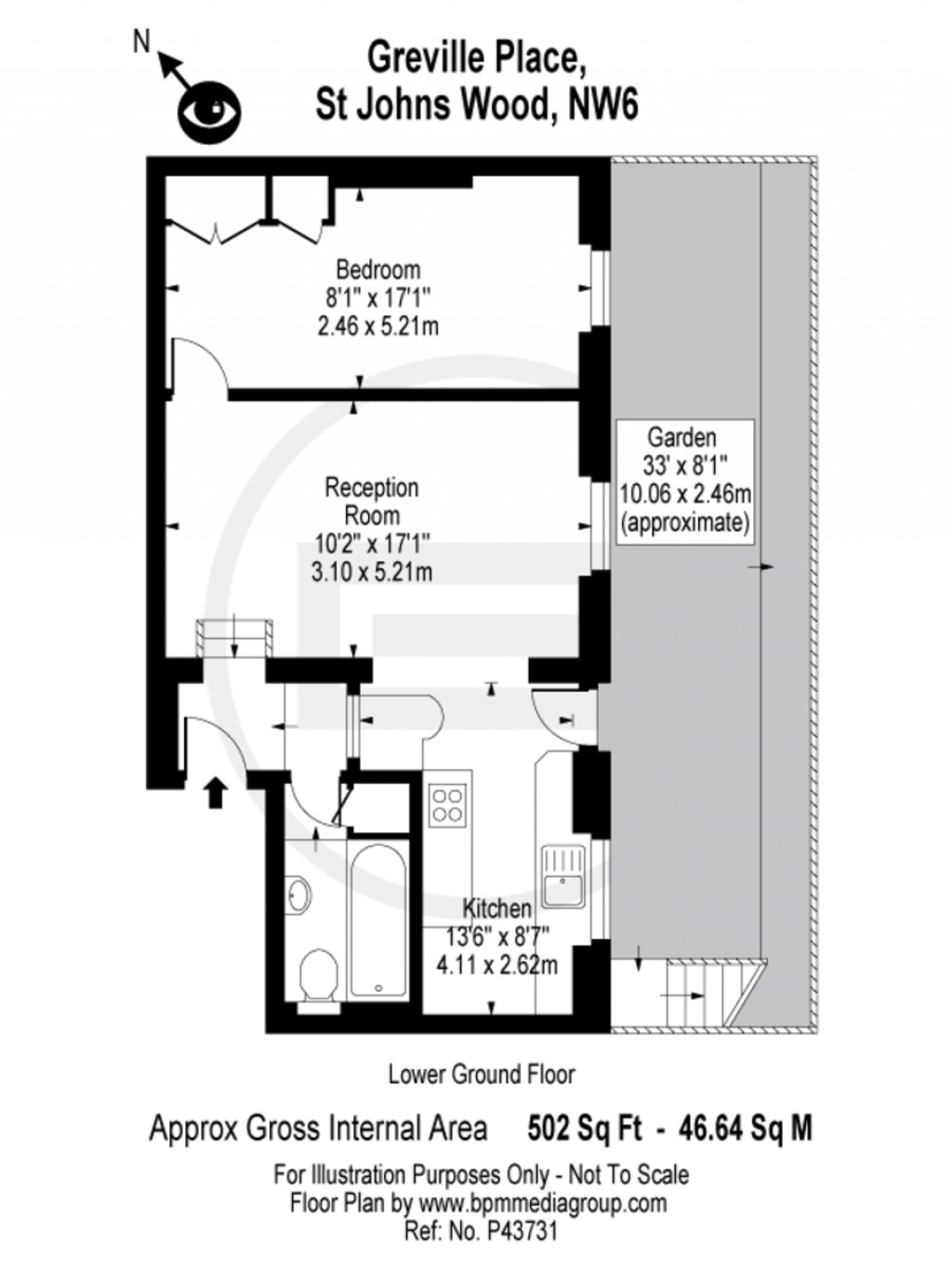 Floorplans For Greville Place, London