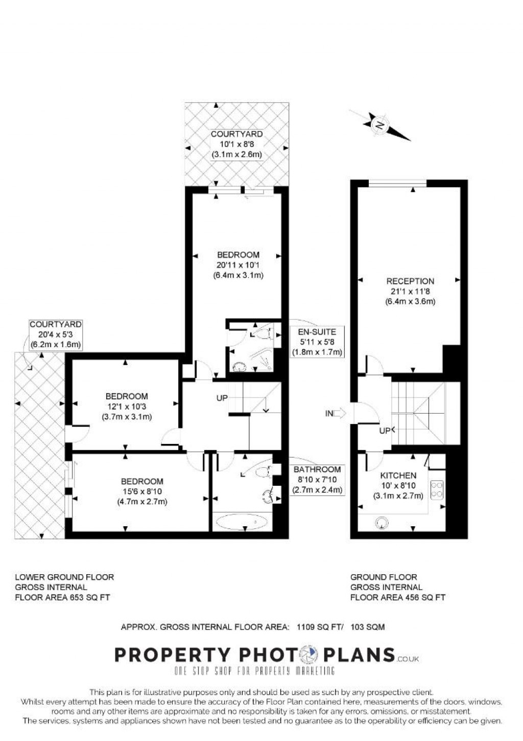 Floorplans For Smyrna Road, West Hampstead