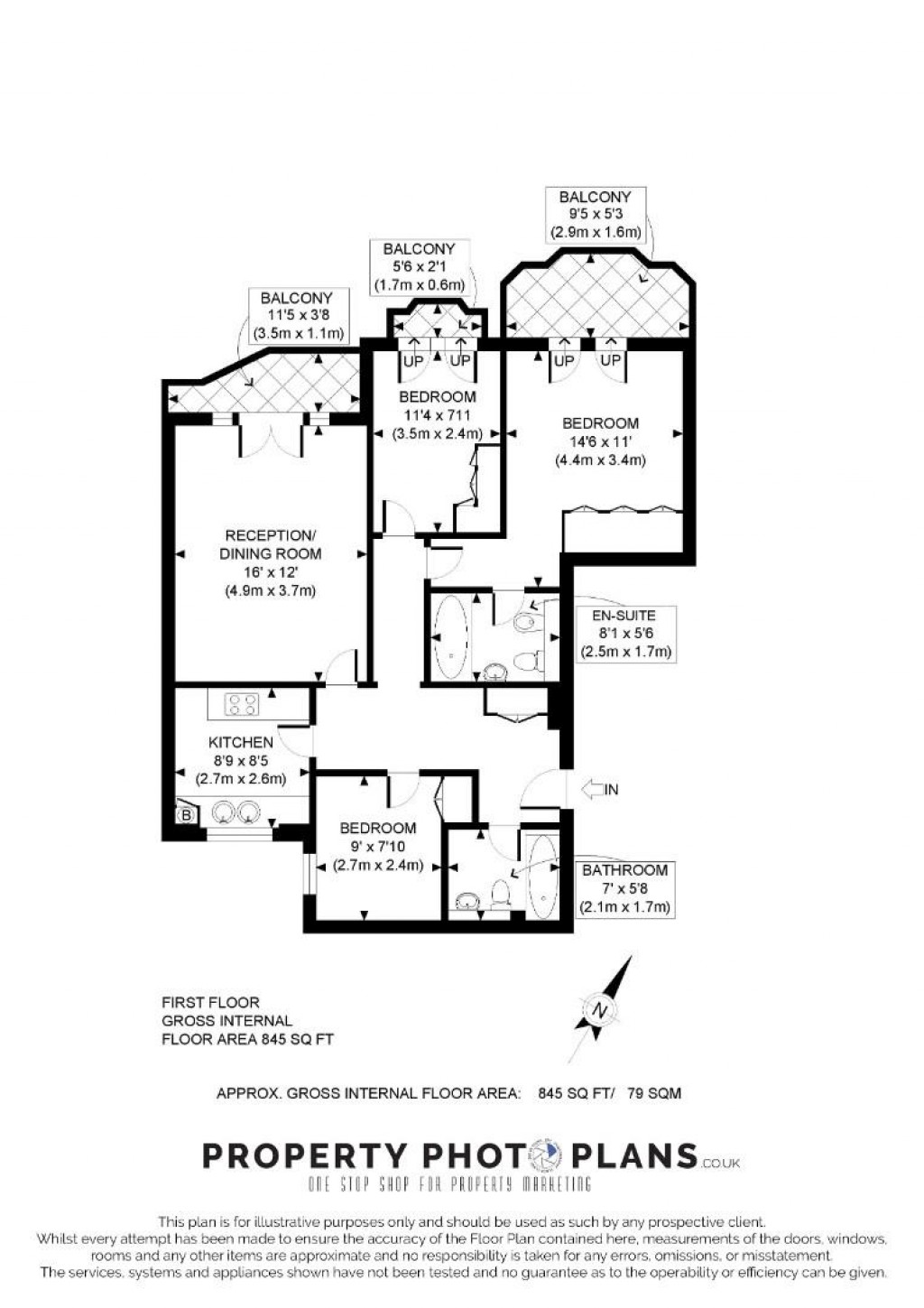 Floorplans For Sara Court, Abercorn Place