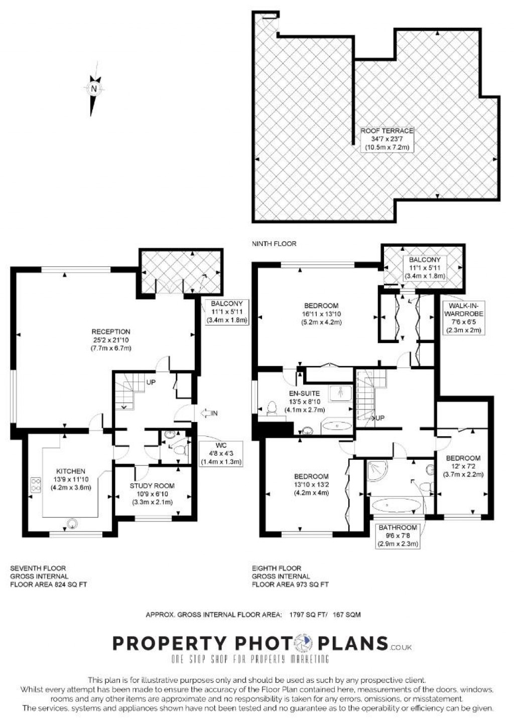 Floorplans For Carlton Hill, London