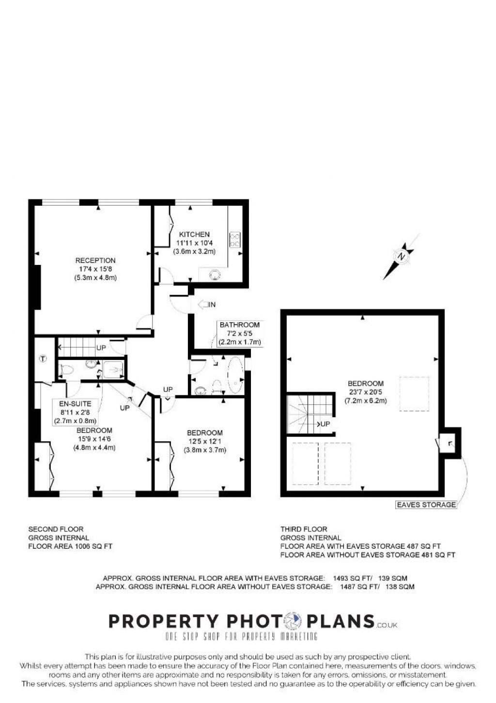 Floorplans For Carlton Hill, St Johns Wood