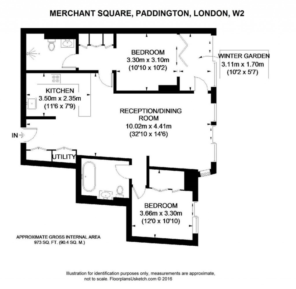 Floorplans For Merchant Square, London
