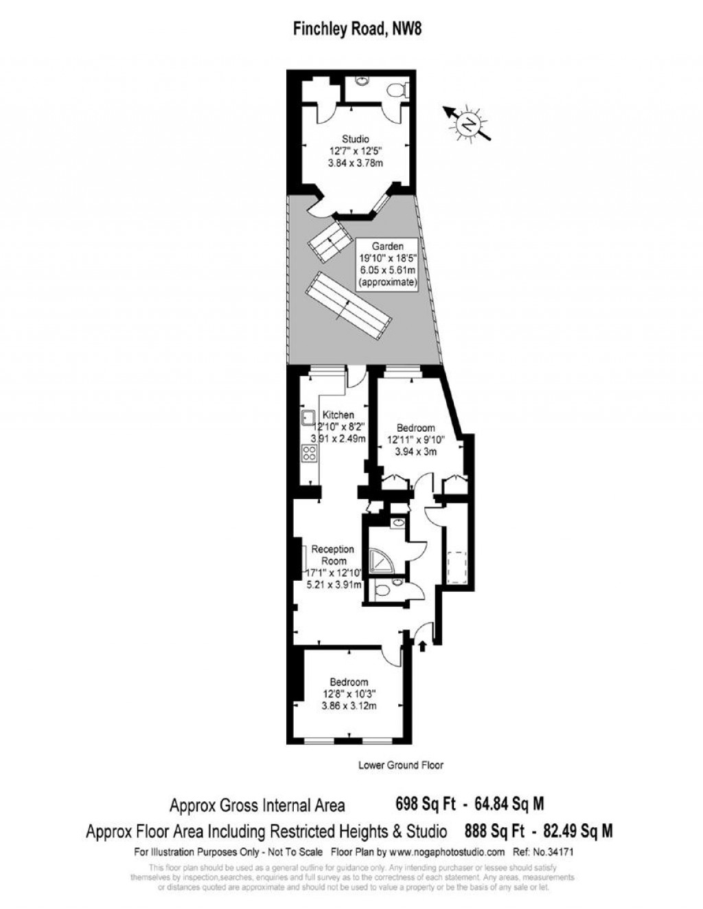 Floorplans For Finchley Road, St Johns Wood