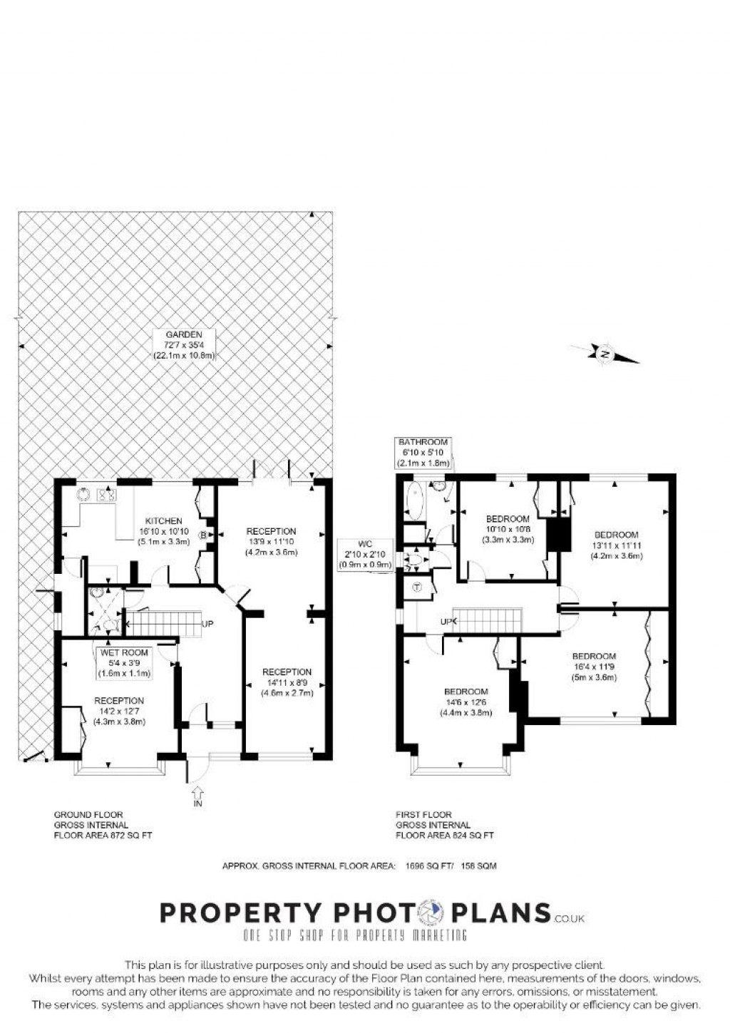 Floorplans For Wentworth Road, London