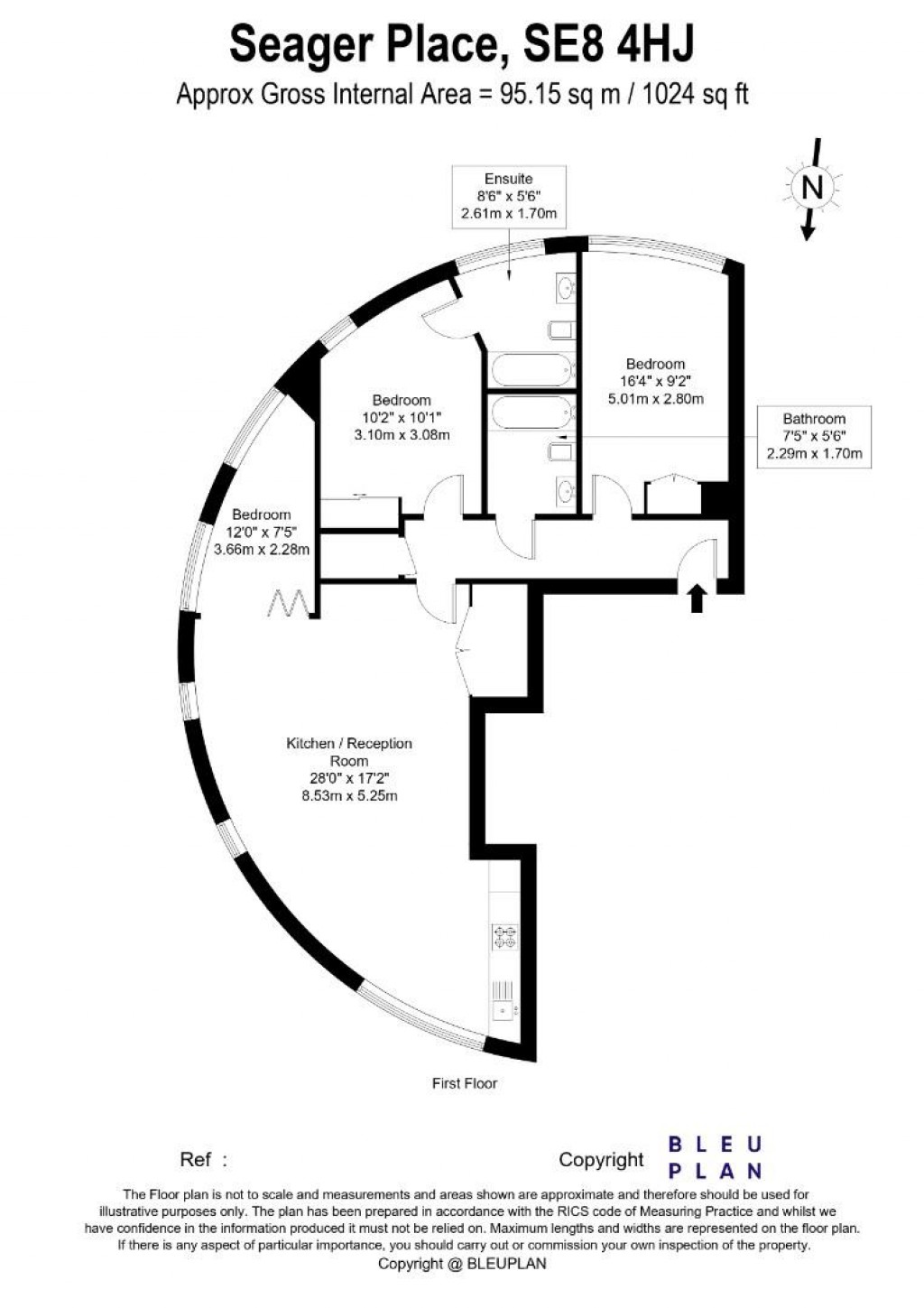 Floorplans For Seager Place, London