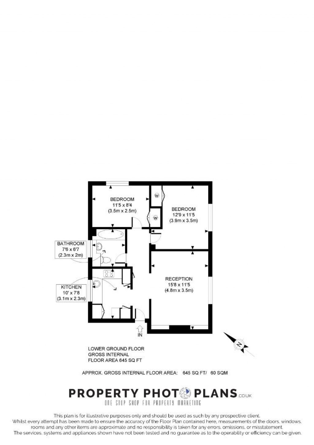 Floorplans For Crowland House, Springfield Road