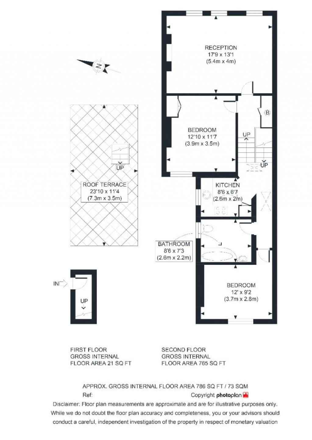 Floorplans For Fernhead Road, Maida Vale
