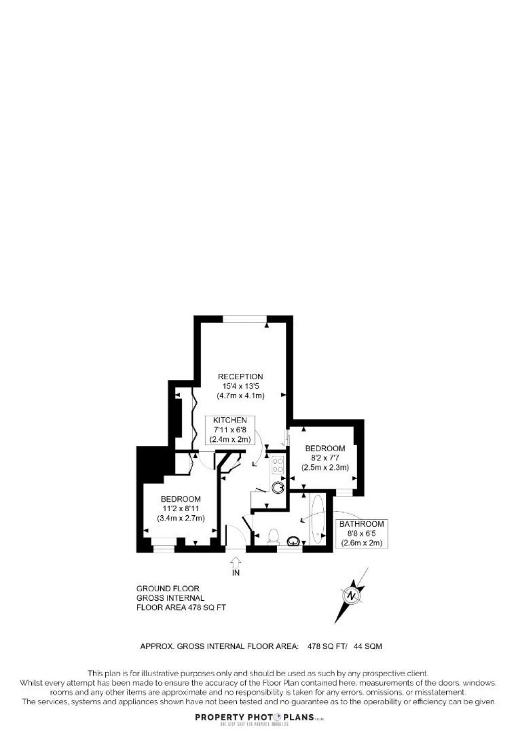 Floorplans For Mortimer Crescent, London