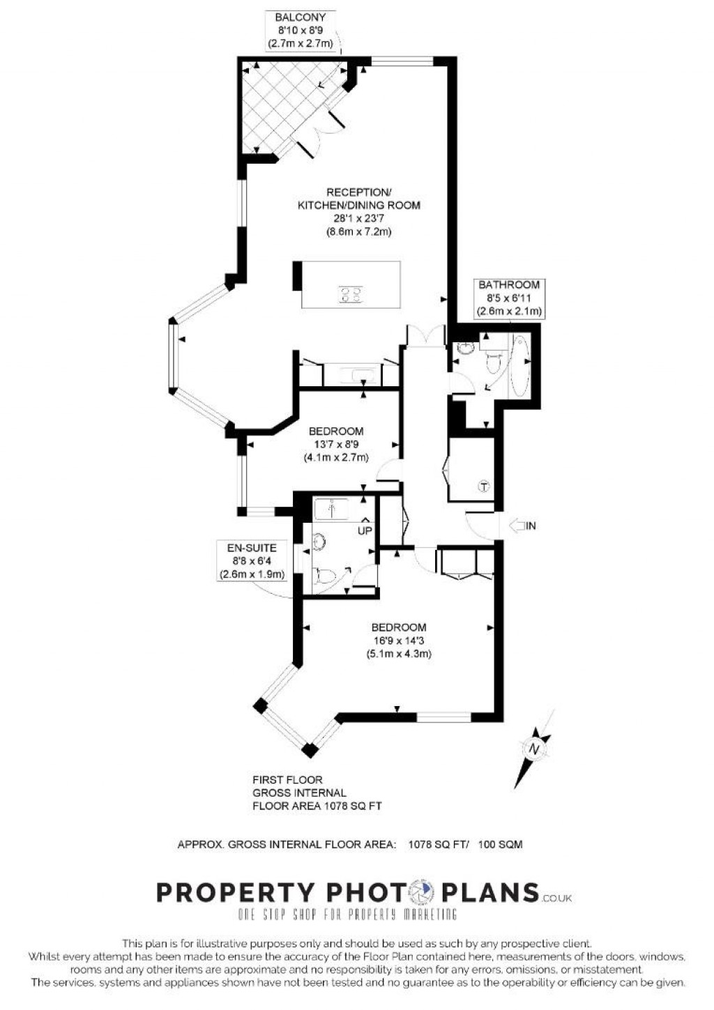 Floorplans For Admiral Walk, London
